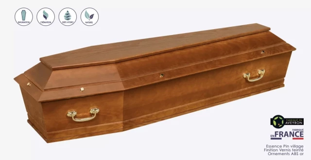 Cercueil Crémation - Pin village