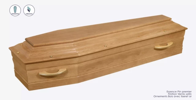 Cercueil Crémation - Pin premier