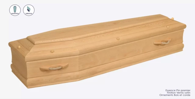 Cercueil Crémation - Pin premier