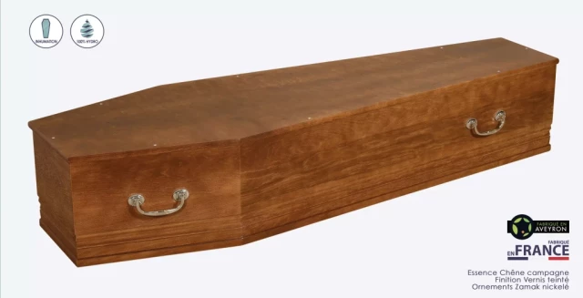 Cercueil Inhumation - Chêne campagne