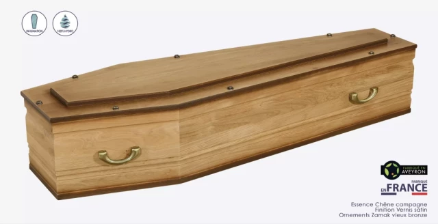 Cercueil Inhumation - Chêne campagne