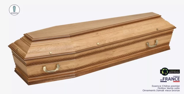 Cercueil Inhumation - Chêne premier